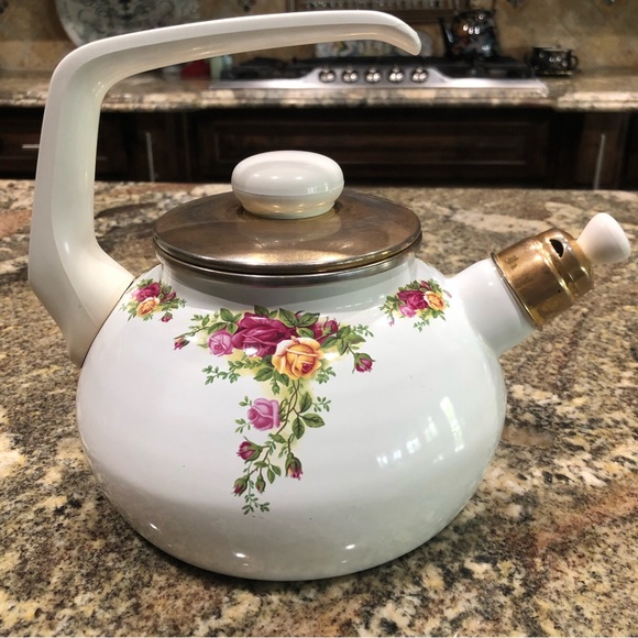 Royal Albert Dining Rare Royal Albert Enamel Tea Kettle Poshmark